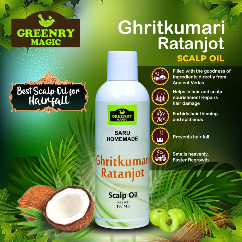 Ghritkumari ratanjot hair Scalp Oil